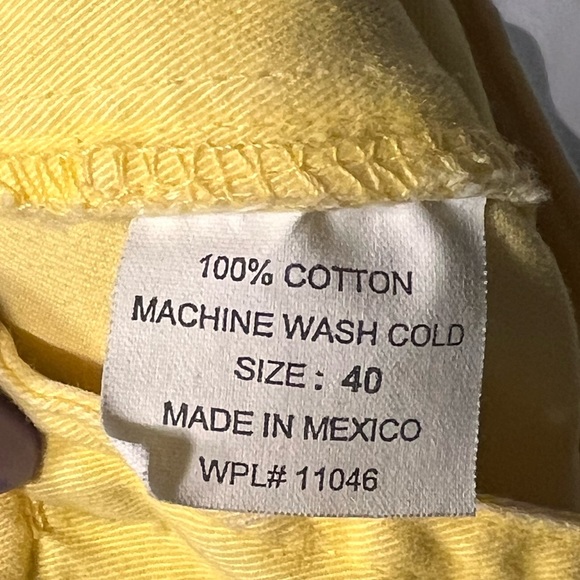 Berle Wash Stoned & Beaten twill shorts size 40 9” inseam Marlin embroidery - Picture 5 of 6